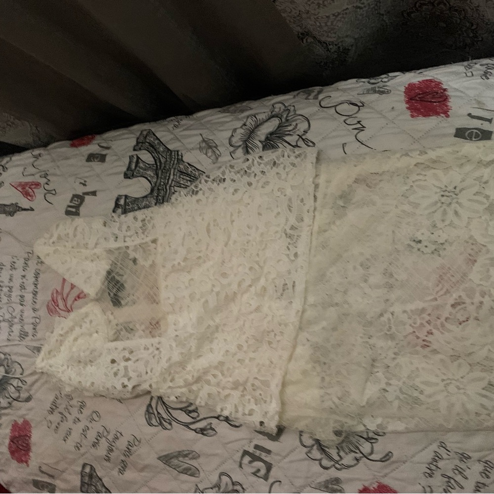 Elegant Lace Dress in Cream